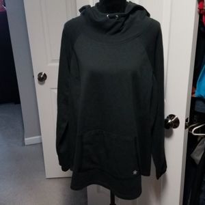 High neck hoodie